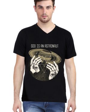 God Is An Astronaut V Neck T-Shirt