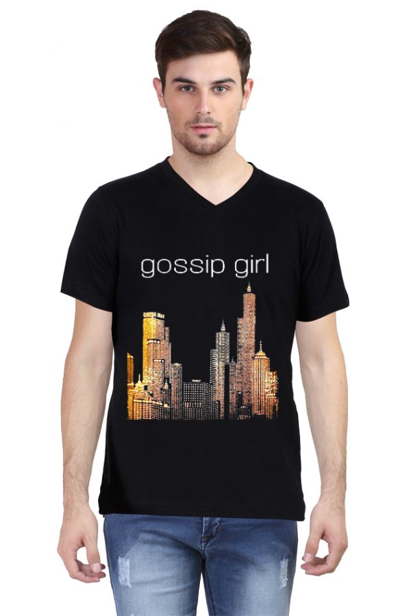 Gossip Girl V Neck T-Shirt