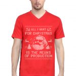 Karl Marx V Neck T-Shirt