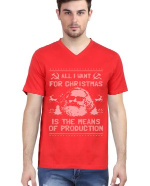 Karl Marx V Neck T-Shirt