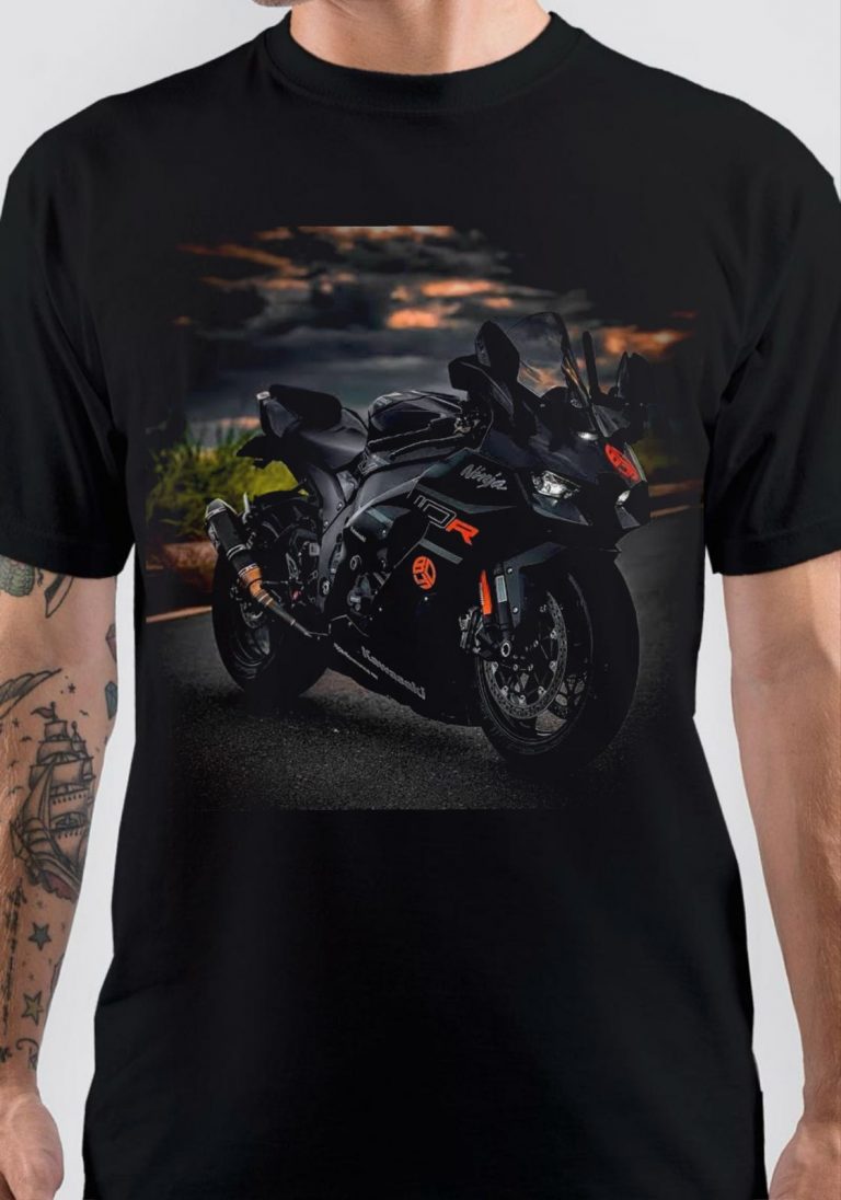 T-shirt Kawasaki Ninja - Cadeau Pour Fan De MotoGP Et Moto Sportive