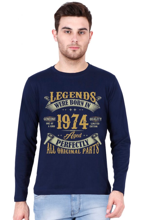 Legends Were Born In Full Sleeve T-Shirt