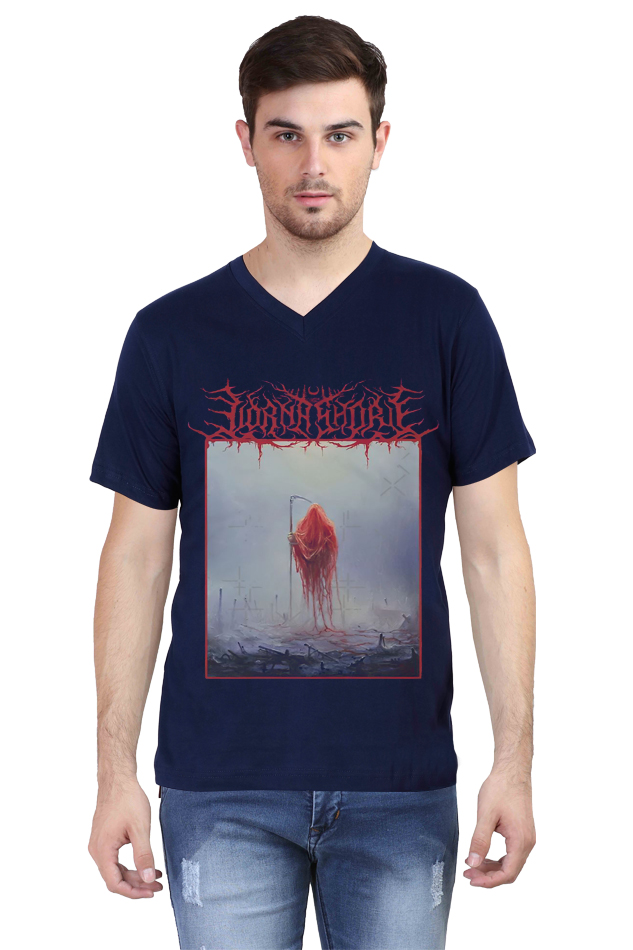 Lorna Shore V Neck T-Shirt - Image 3