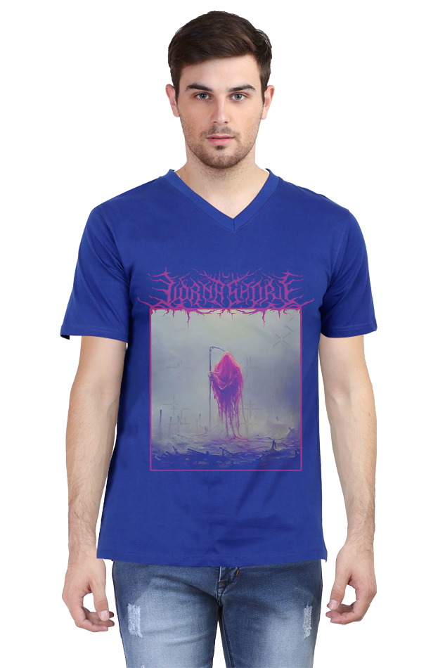 Lorna Shore V Neck T-Shirt - Image 2