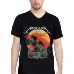 Metallica V Neck T-Shirt