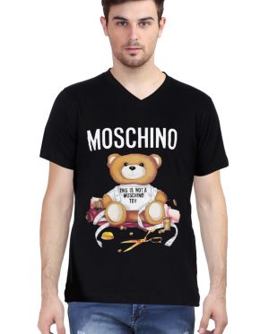 Moschino V Neck T-Shirt