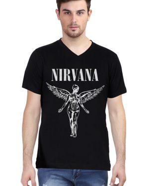 Nirvana V Neck T-Shirt