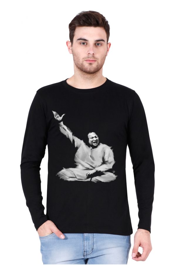 Nusrat Fateh Ali Khan Full Sleeve T-Shirt