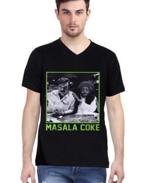Pablo Escobar MDH Masala Coke V Neck T-Shirt
