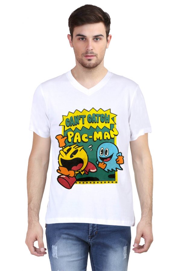 Pac-Man V-Neck T-Shirt