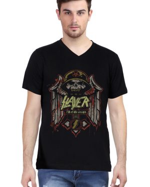 Slayer V Neck T-Shirt