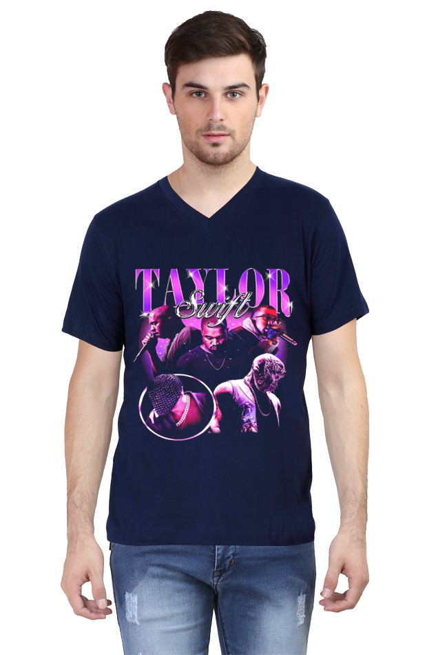 Taylor Swift V Neck T-Shirt | Swag Shirts