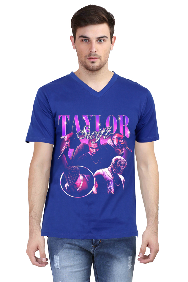 Taylor Swift V Neck T-Shirt | Swag Shirts