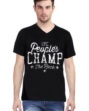 The Rock The People’s Champ V Neck T-Shirt