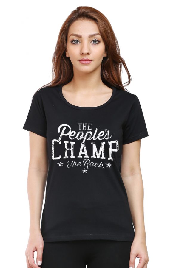 The Rock The People’s Champ Women's T-Shirt
