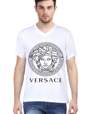 Versace V Neck T-Shirt