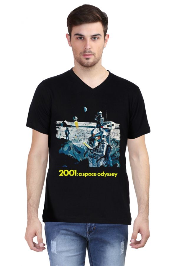2001 A Space Odyssey V Neck T-Shirt