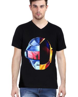 Daft Punk V Neck T-Shirt