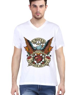 Eagles Band V Neck T-Shirt
