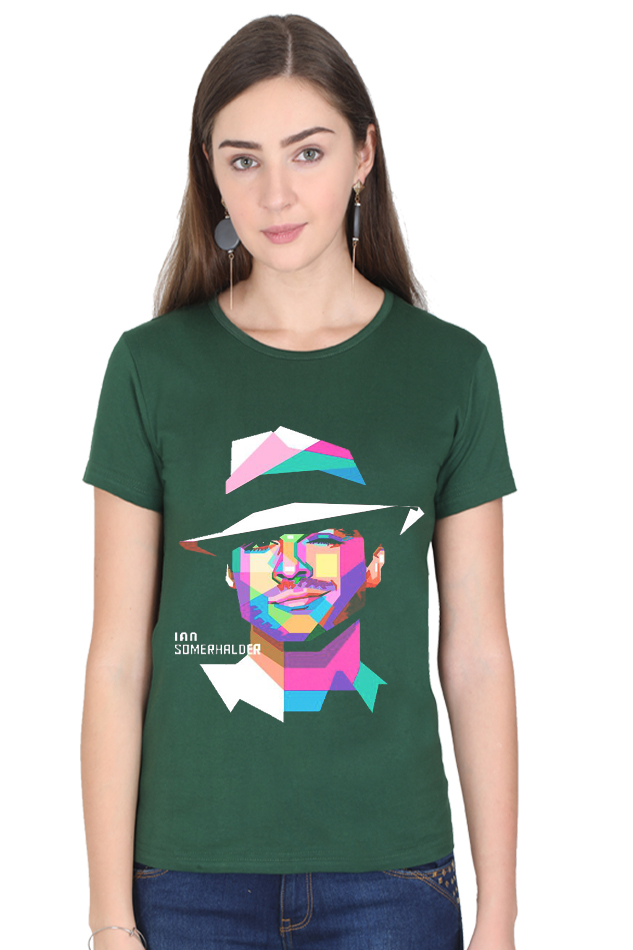 Ian Somerhalder Art Women's T-Shirt - Image 6