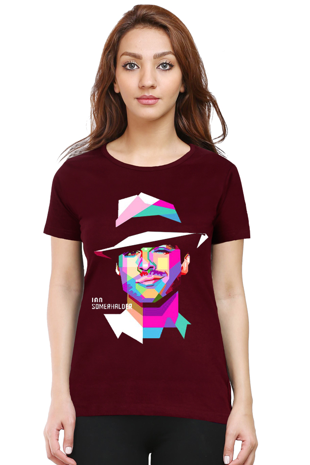 Ian Somerhalder Art Women's T-Shirt - Image 4