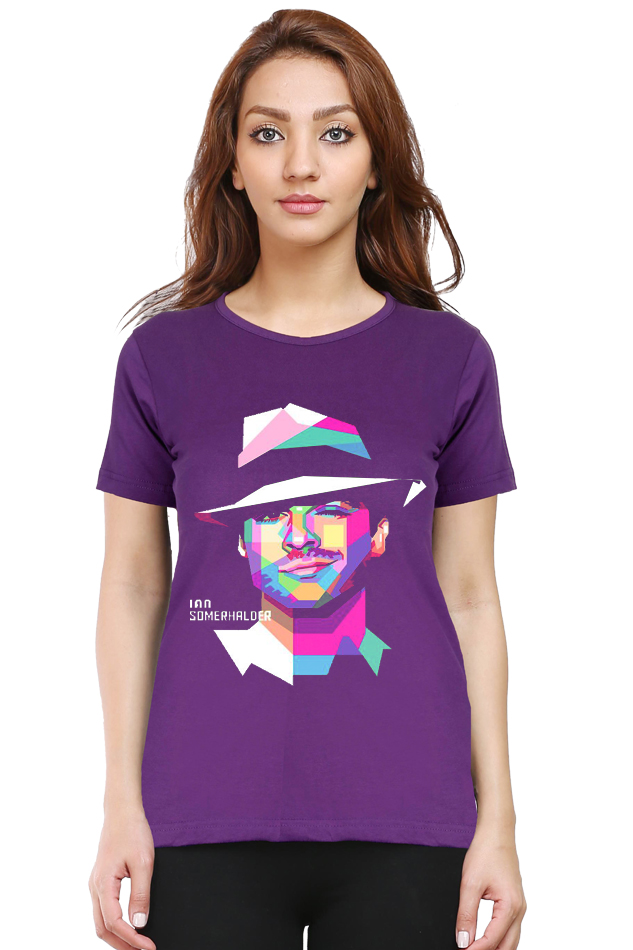 Ian Somerhalder Art Women's T-Shirt - Image 3