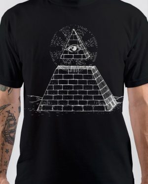 Illuminati Pyramid Vector T-Shirt