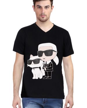 Karl Lagerfeld V Neck T-Shirt