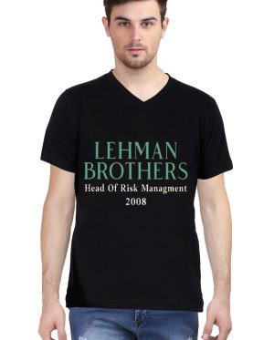 Lehman Brothers V Neck T-Shirt