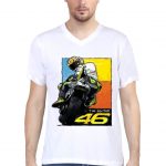 Moto GP V Neck T-Shirt