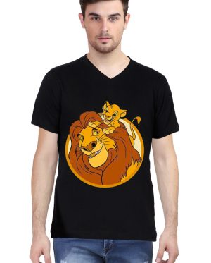 Mufasa The Lion King V Neck T-Shirt