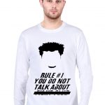 Rule Number 1 We Do Not Talk About Fight Club Full Sleeve T-Shirt