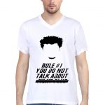 Rule Number 1 We Do Not Talk About Fight Club V Neck T-Shirt