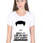 Rule Number 1 We Do Not Talk About Fight Club Women's T-Shirt