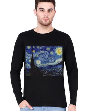 The Starry Night Full Sleeve T-Shirt