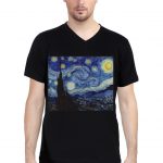 The Starry Night V Neck T-Shirt
