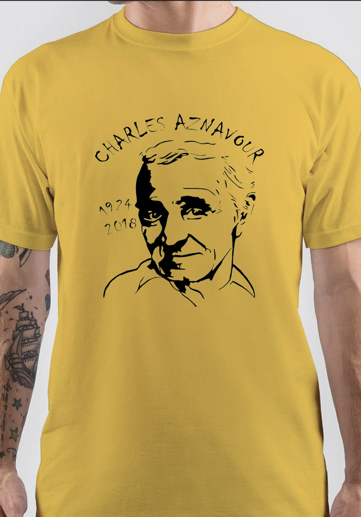 Charles Aznavour T-Shirt - Image 4