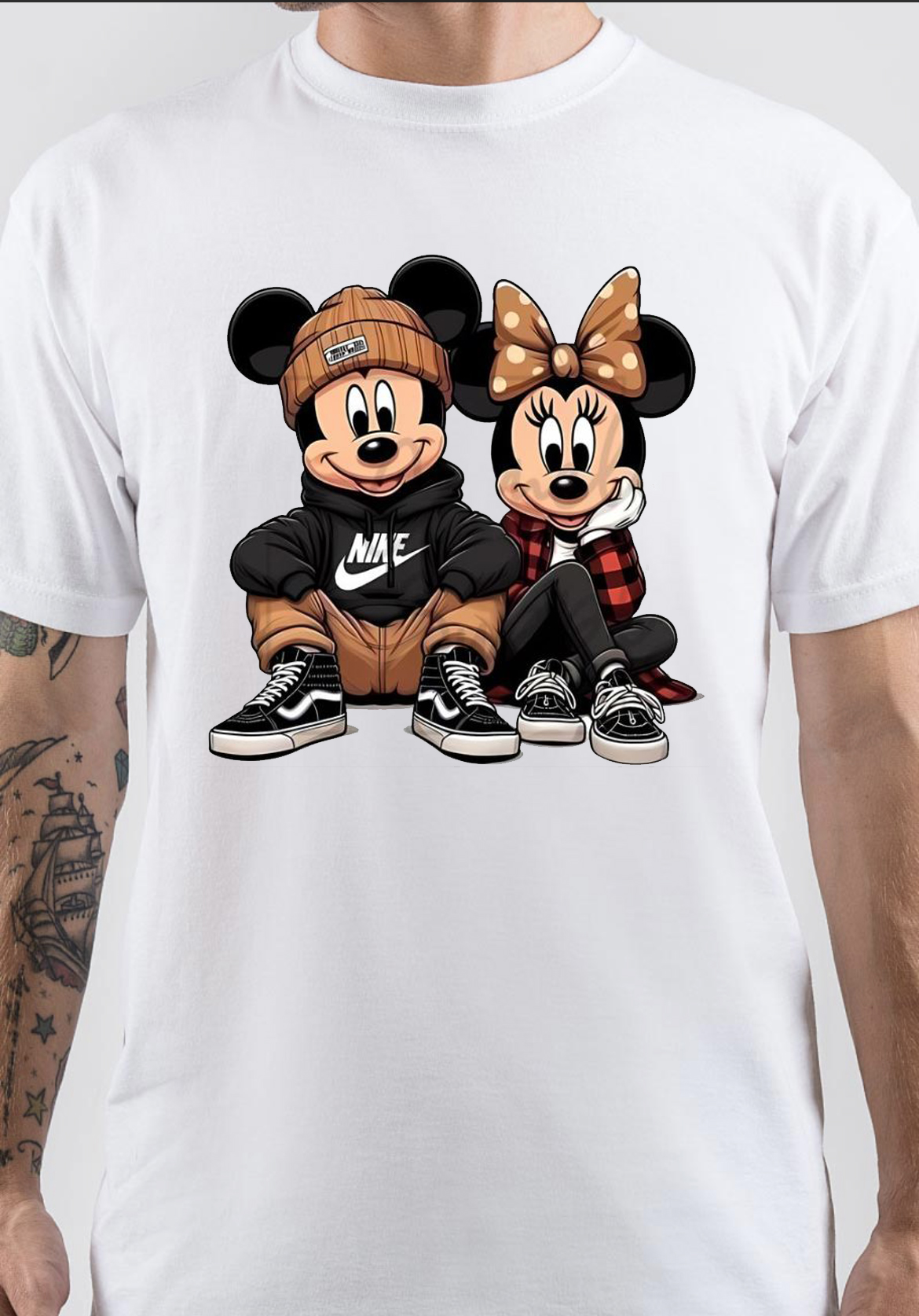 Couple Bonnet Souris T-Shirt