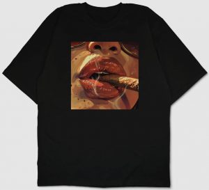 Smoky Lips Oversized T-Shirt