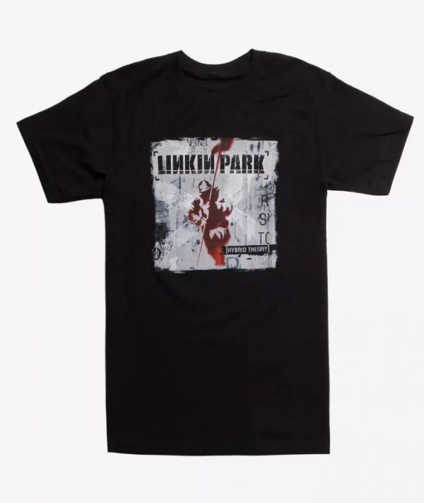 T-Shirt Linkin Park Officiel – Logo Rectangle, Noir, Unisexe, 100% Coton Doux
