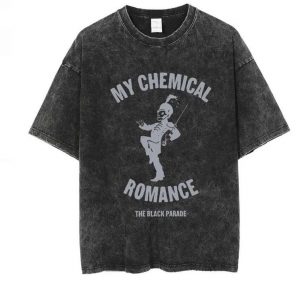 My Chemical Romance Acid Wash Oversized T-Shirt