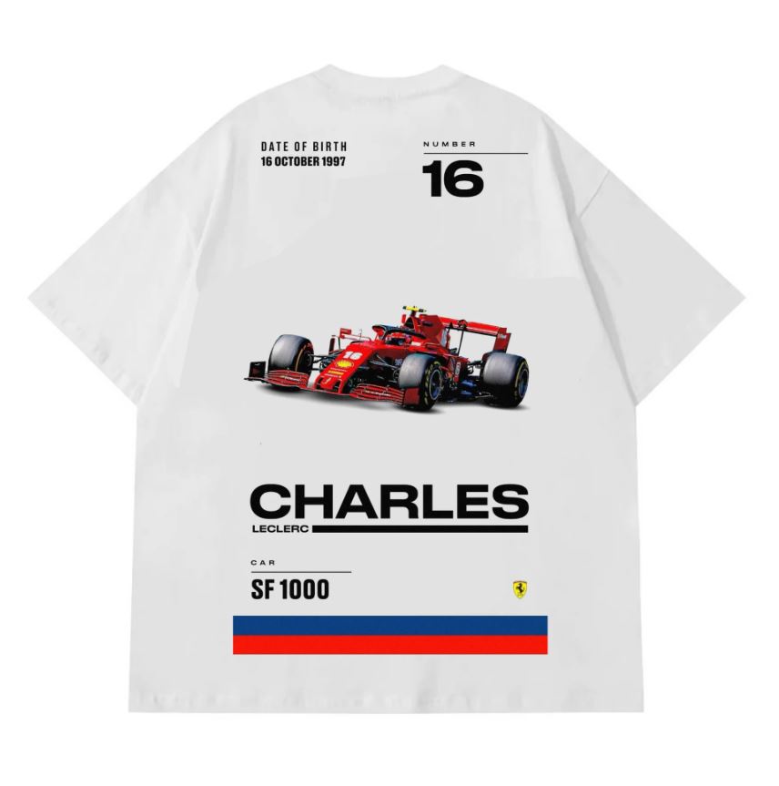 Charles F1 Oversized T-Shirt - Image 2