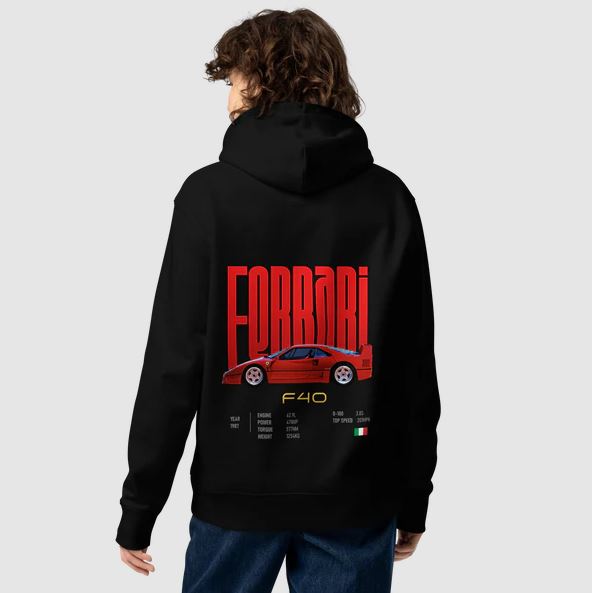 Ferrari F40 Hoodie - Image 2