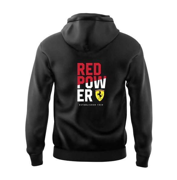 Ferrari Red Power Hoodie - Image 2