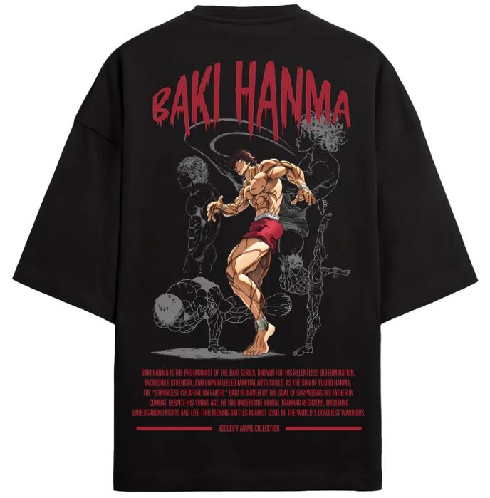 Baki Hanma Oversized T-Shirt - Image 3