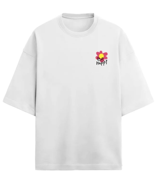 Be Happy Oversized T-Shirt