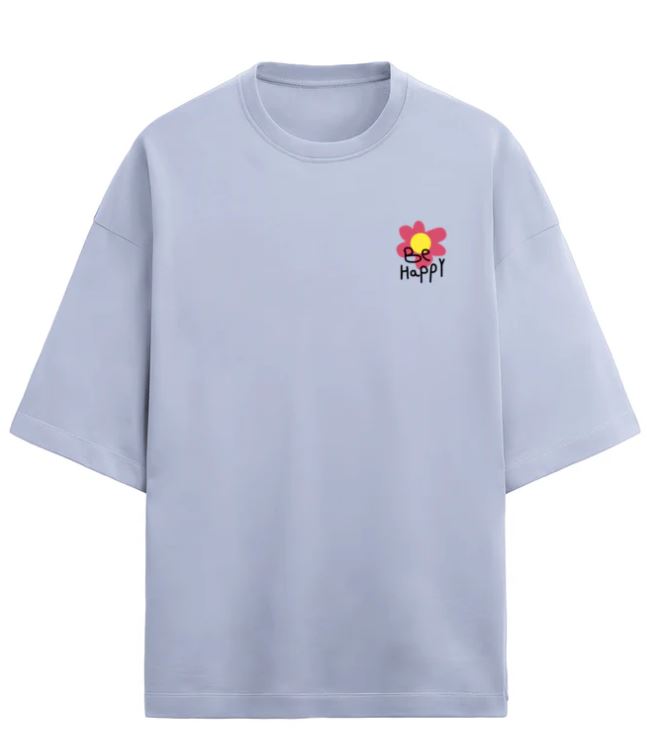 Be Happy Oversized T-Shirt