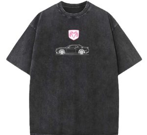 Dodge Acid Wash Oversized T-Shirt