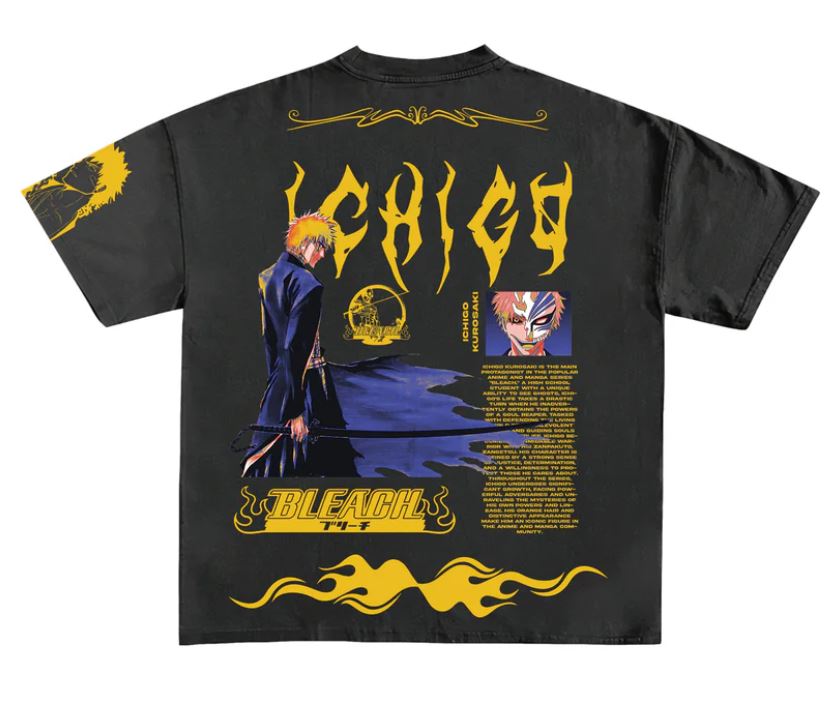 Ichigo Bleach Oversized T-Shirt - Image 2