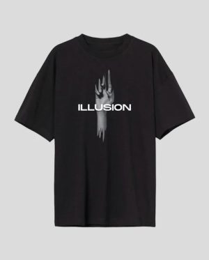 Illusion Oversized T-Shirt